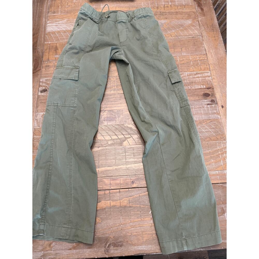Arizona Jean Co Pants Womens XS Green 100 Cotton Casual Straight Leg
